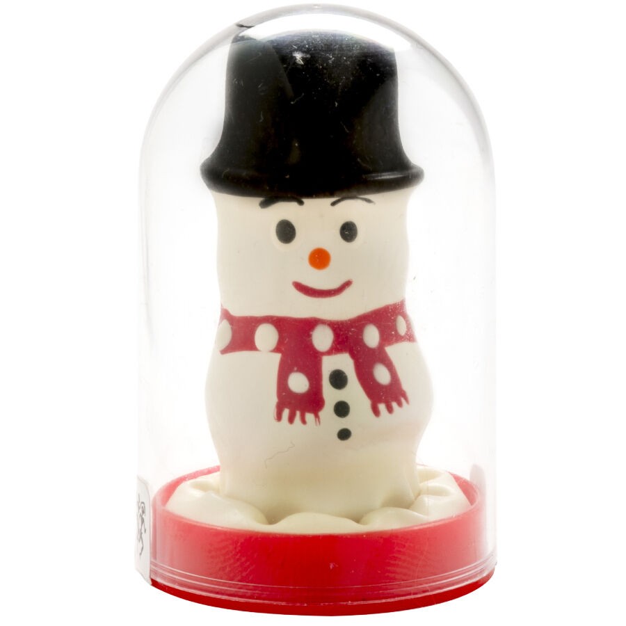 CONDOMERIE - PRESERVATIVOS NOVIDADES PINTADOS Ã MÃO BONECO DE NEVE